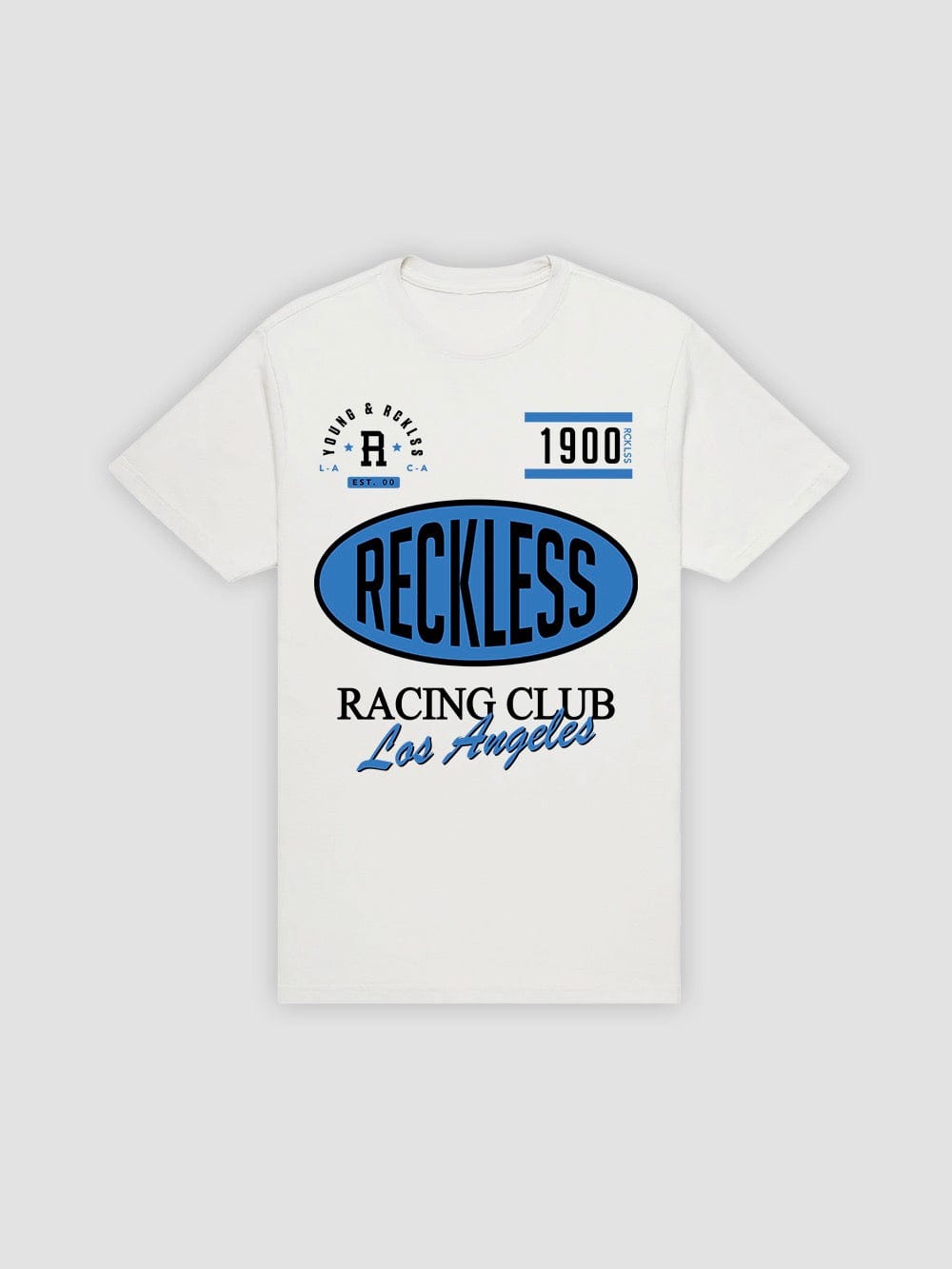 Racing Club Tee - White – Young & Reckless